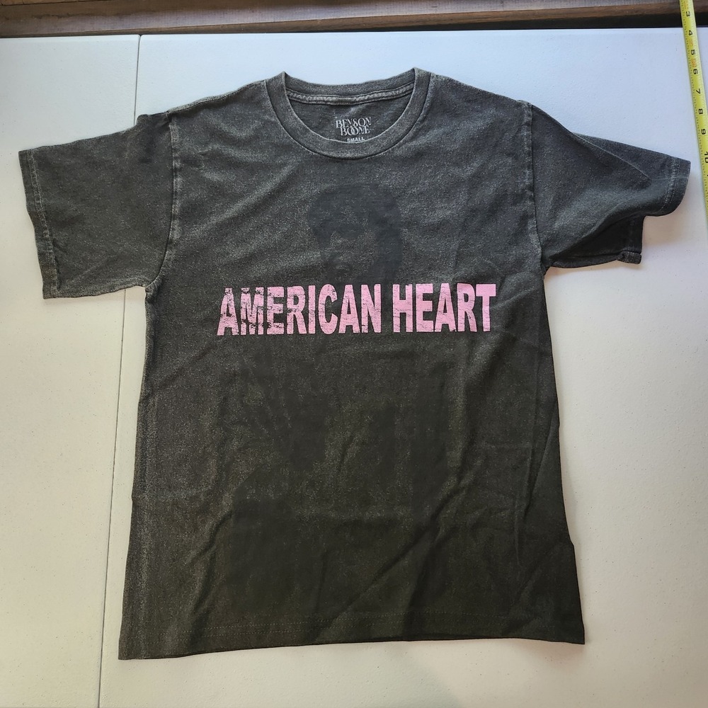 Misprint Benson Boone - Benny - American Heart - Washed Tour S T-Shirt NWOT